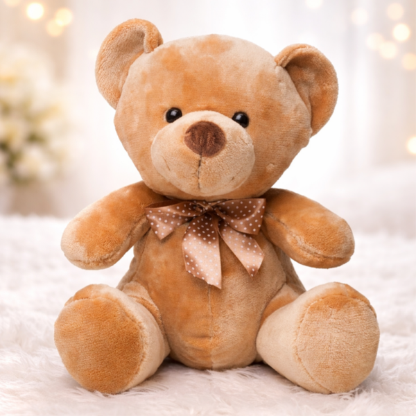 -Velvet Bear -Brown -20cm