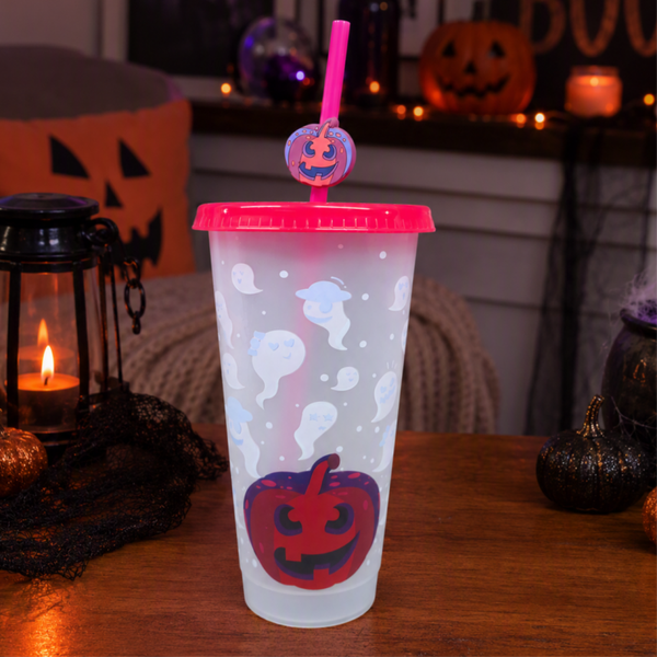 -Halloween Cup - Orange -Colour Changing
