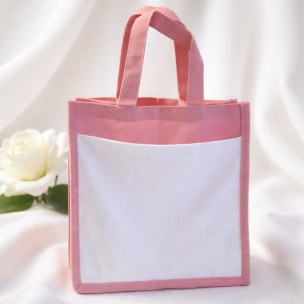-Jute Bag- Pink
