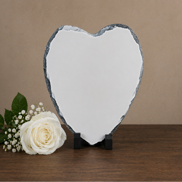 -Heart Slate 20cm x 25cm