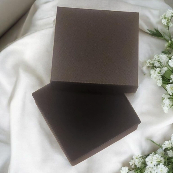 -Necklace / Bracelet Box 85x85x20mm -Black