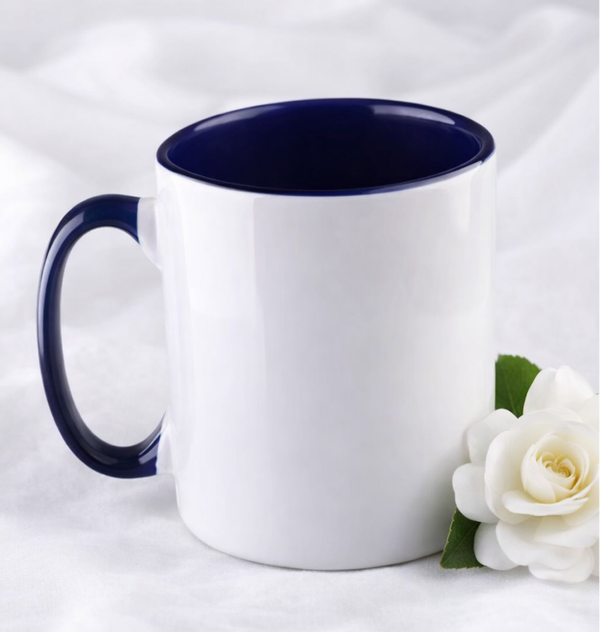 -Sublimation Mug- Navy Inner & Handle
