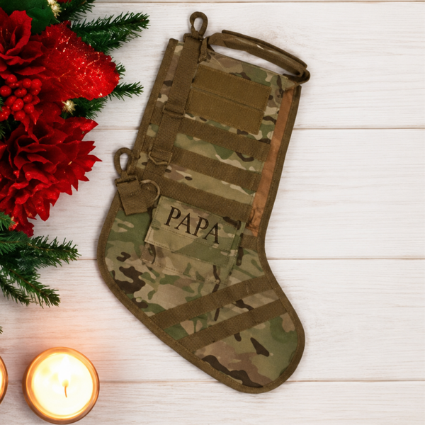 -Army Style Christmas Stocking