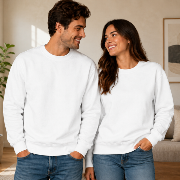 -Adults Sublimation Jumper -White