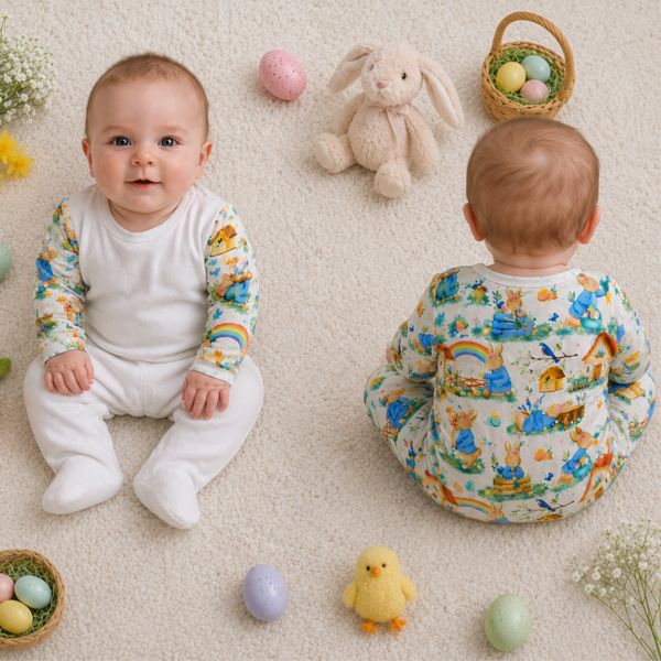 -Sublimation Romper -Easter Boys