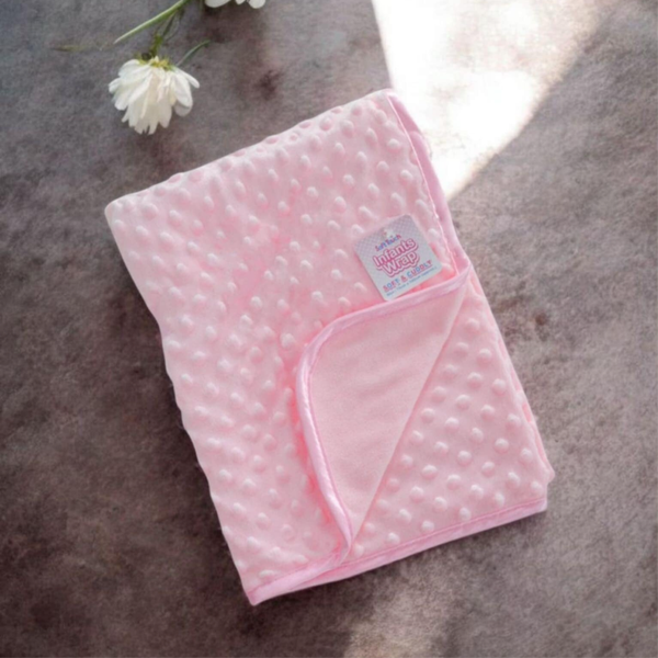 -Dimple Baby Blanket- Pink