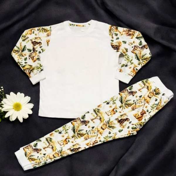 -Kids Safari Pyjamas -LONG