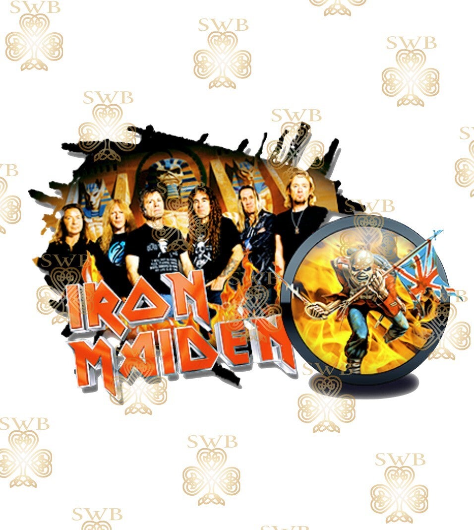 Sublimation, DTF or UVDTF Print -Iron Maiden #2