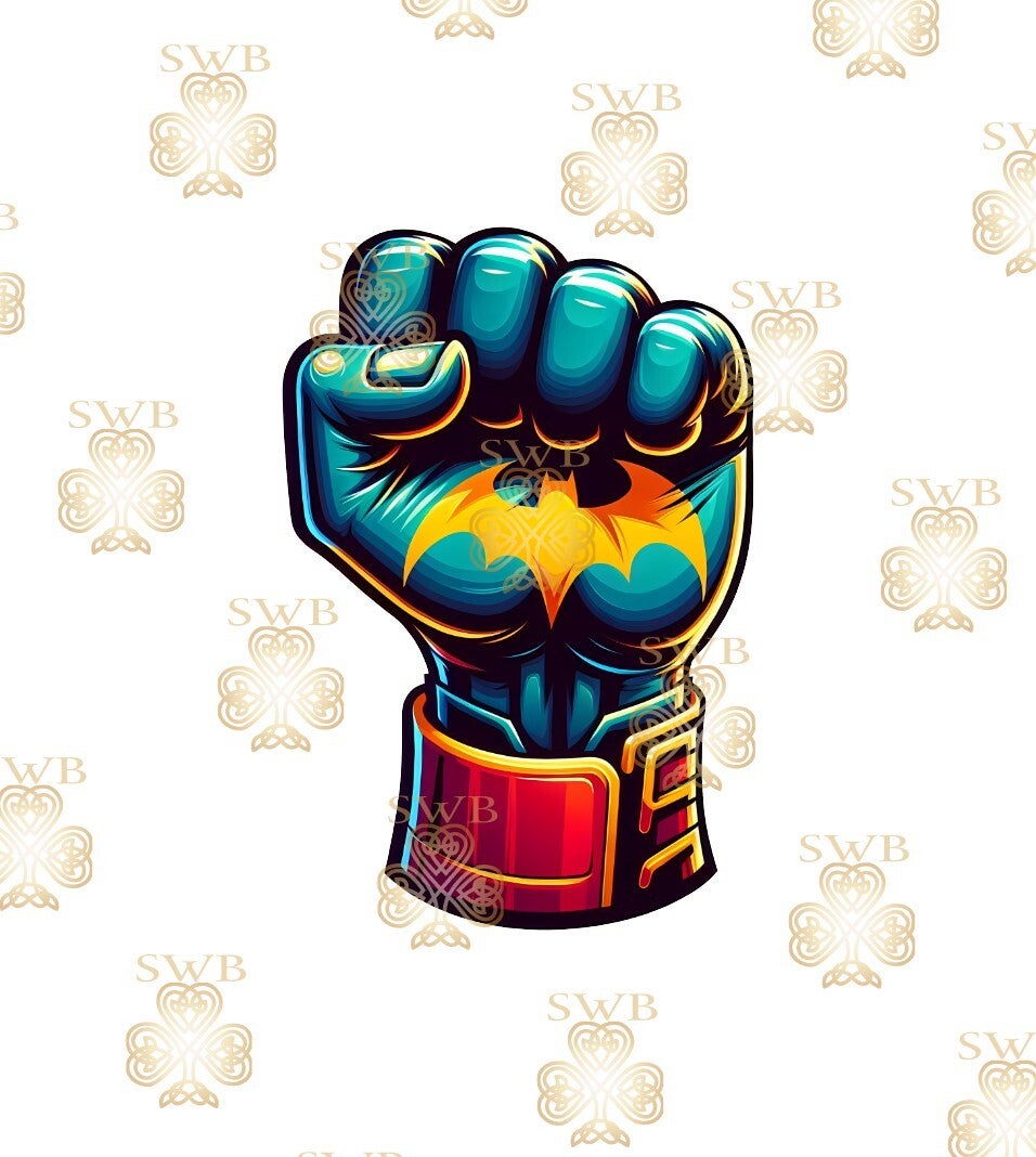 DTF, UVDTF or Sublimation Print -Kid Batman #1