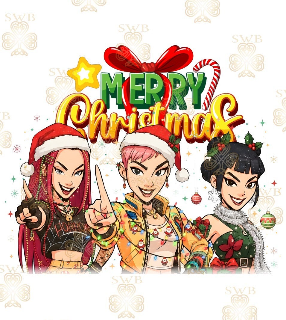 DTF or UVDTF Print -KPOP Christmas #11