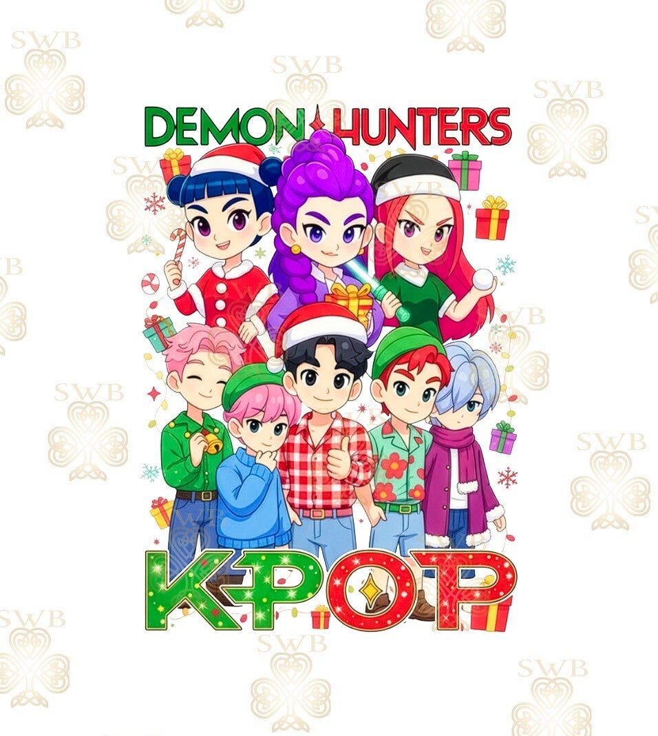 DTF or UVDTF Print -KPOP Christmas #14