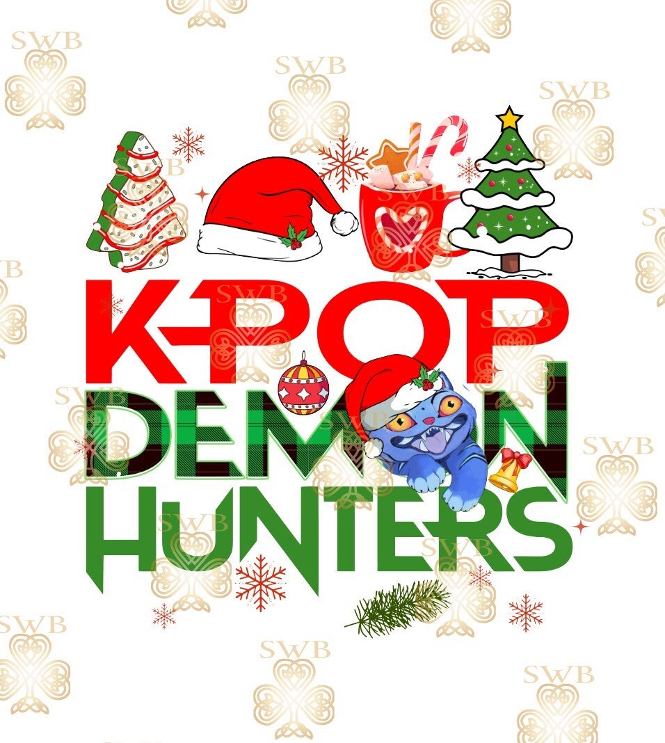 DTF or UVDTF Print -KPOP Christmas #18