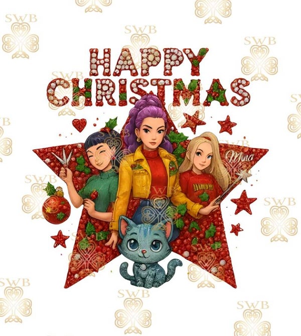 DTF or UVDTF Print -KPOP Christmas #26