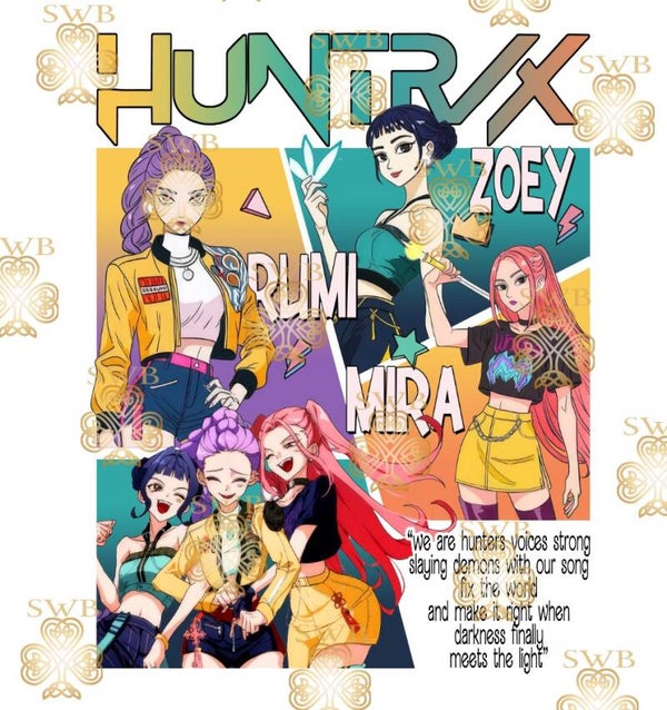 DTF or UVDTF Print -Kpop Demon Hunters #5