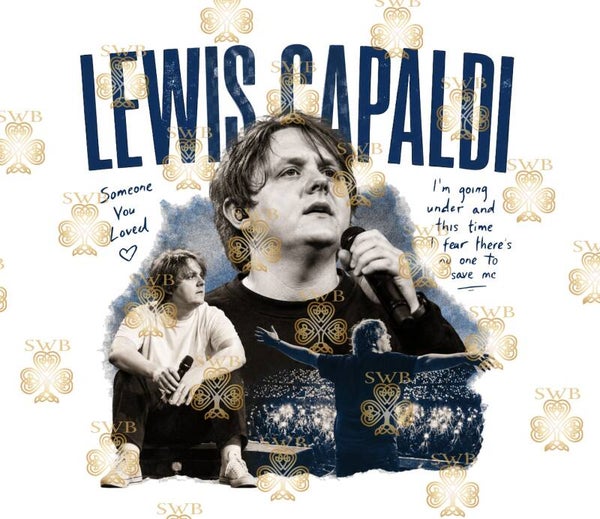DTF or UVDTF Print -Lewis Capaldi #1