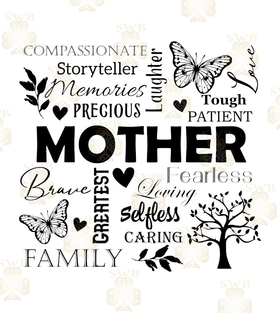 DTF or UVDTF Print -Mother's Day #8