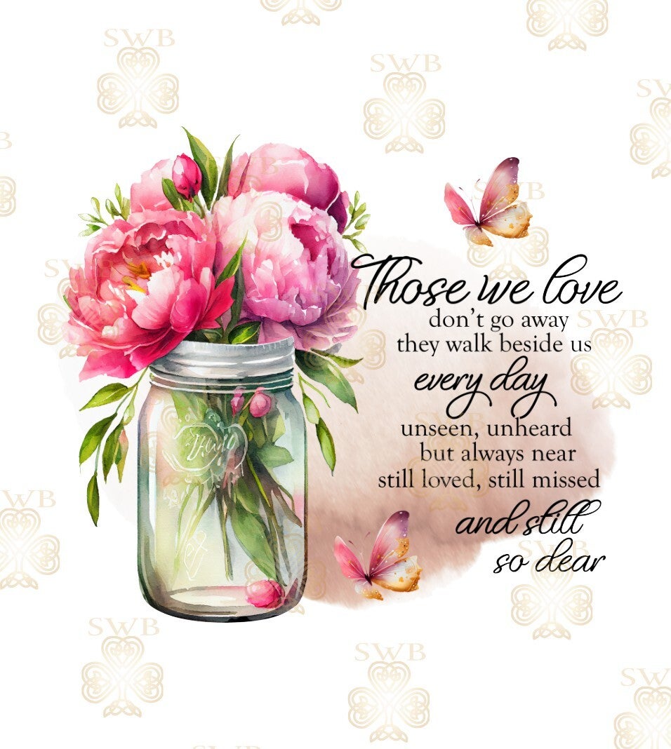 DTF or UVDTF Print - Memorial Decal #1