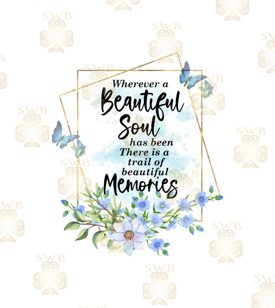 DTF or UVDTF Print - Memorial Decal #11