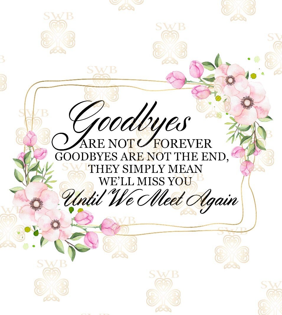 DTF or UVDTF Print - Memorial Decal #14