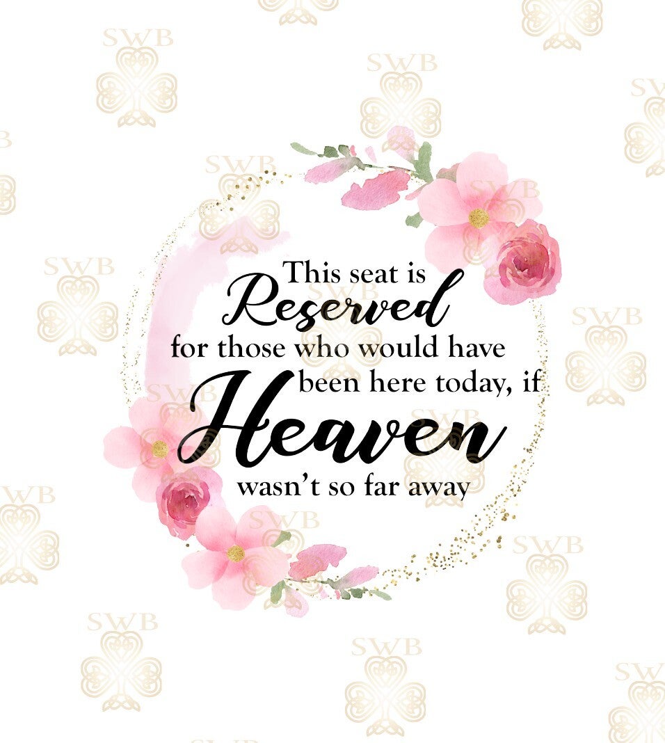 DTF or UVDTF Print - Memorial Decal #16