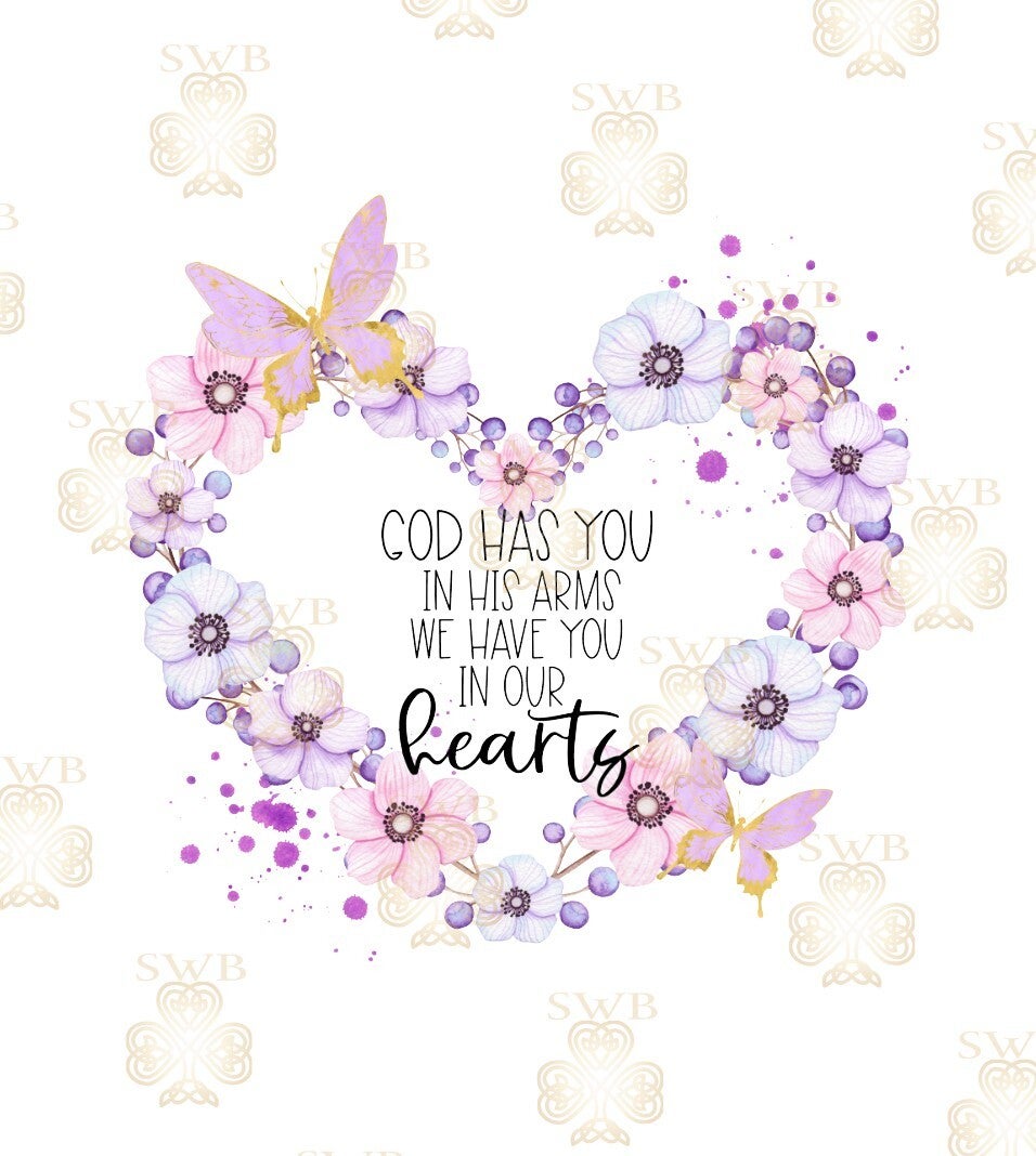 DTF or UVDTF Print - Memorial Decal #17