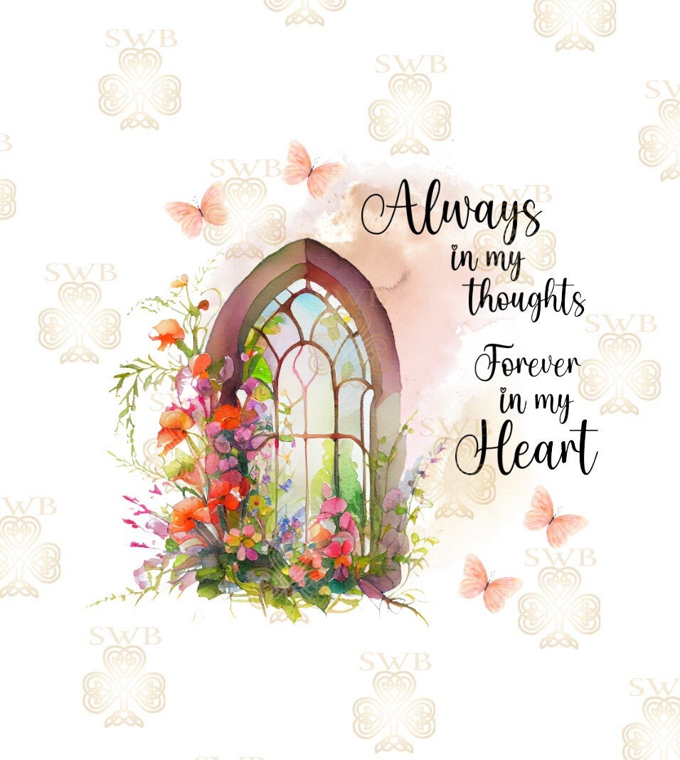 DTF or UVDTF Print - Memorial Decal #2