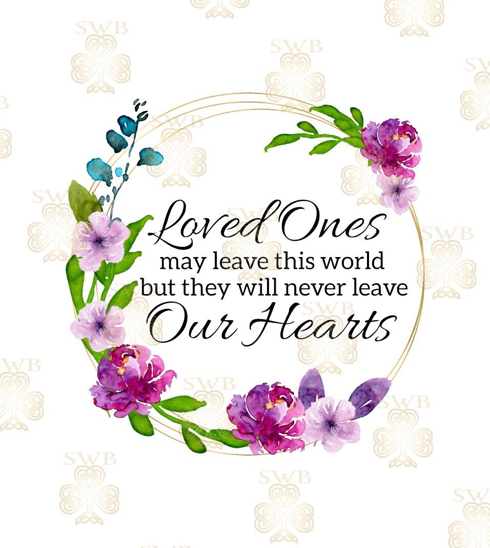 DTF or UVDTF Print - Memorial Decal #5