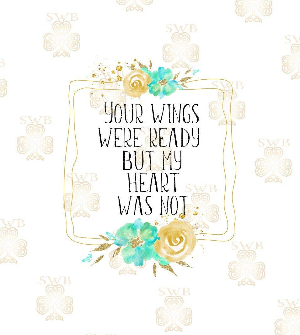 DTF or UVDTF Print - Memorial Decal #7