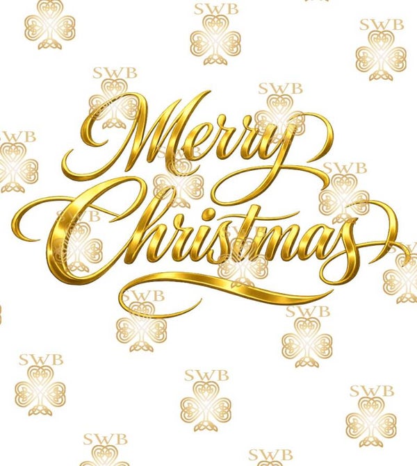 DTF or UVDTF Print -Merry Christmas #2