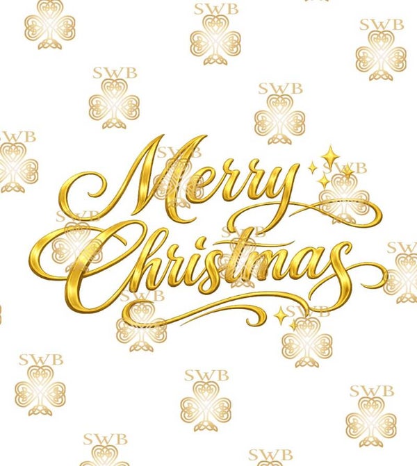 DTF or UVDTF Print -Merry Christmas #3