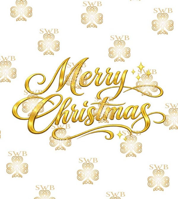 DTF or UVDTF Print -Merry Christmas #5