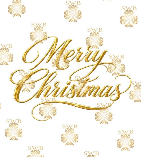 DTF or UVDTF Print -Merry Christmas #6