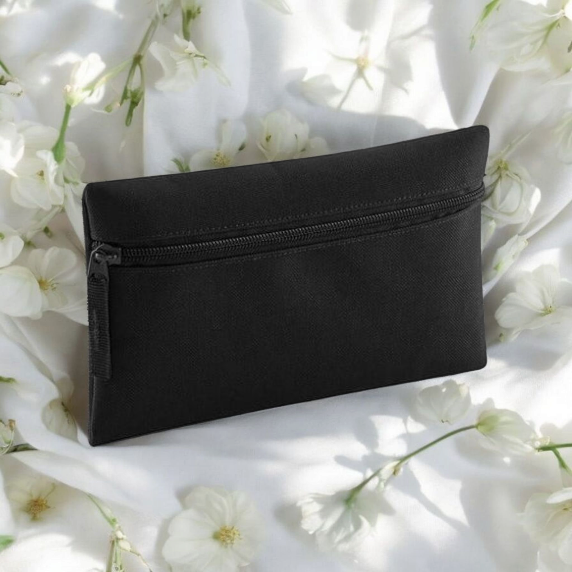-Pencilcase/Makeup Case- Black