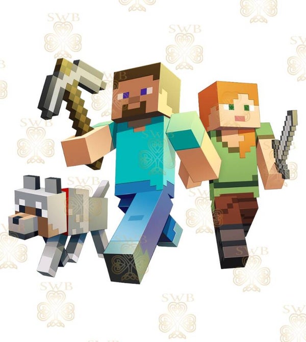 DTF or UVDTF Print -Minecraft #2