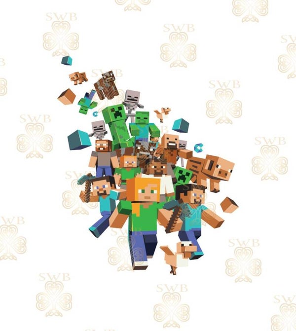 DTF or UVDTF Print -Minecraft #4