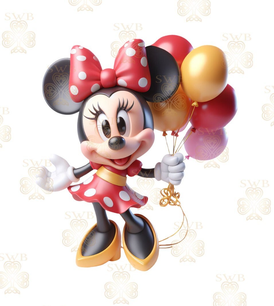 DTF or UVDTF Print - Minnie #2