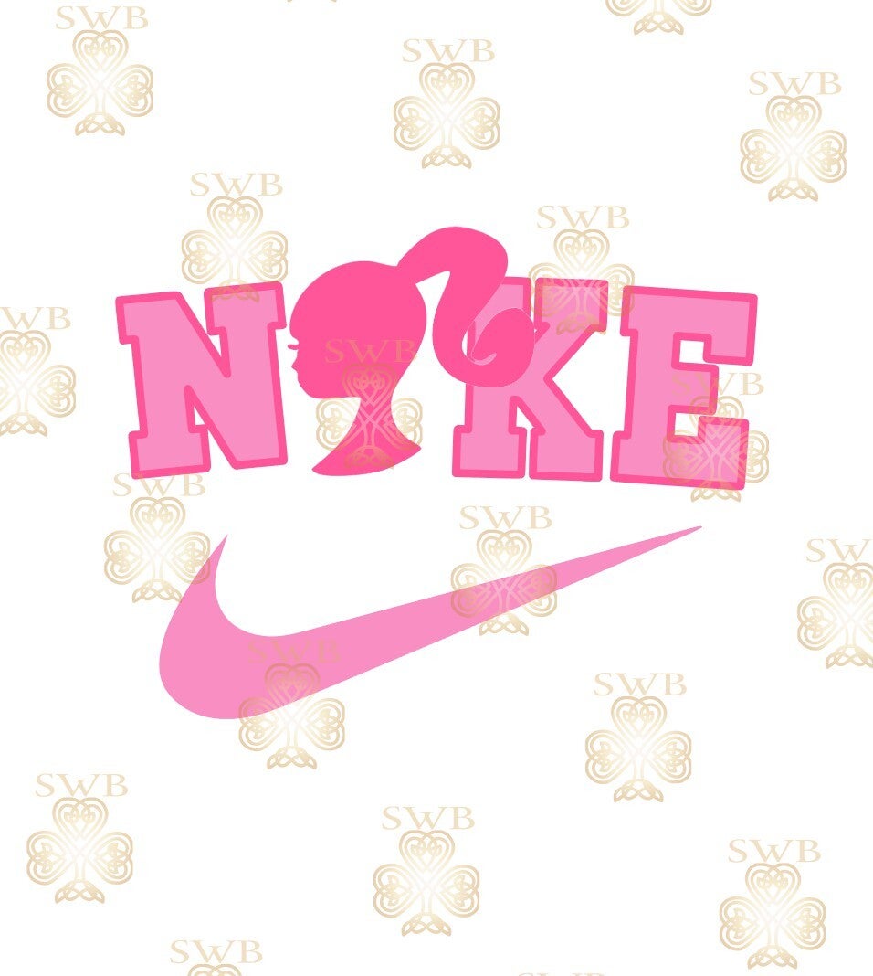 DTF, UVDTF or Sublimation Print- Nike Barbie