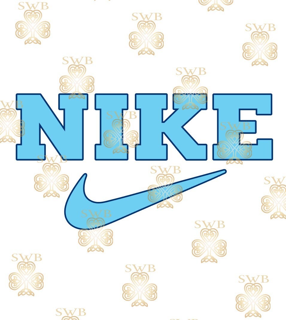 DTF, UVDTF or Sublimation Print- Nike Blue