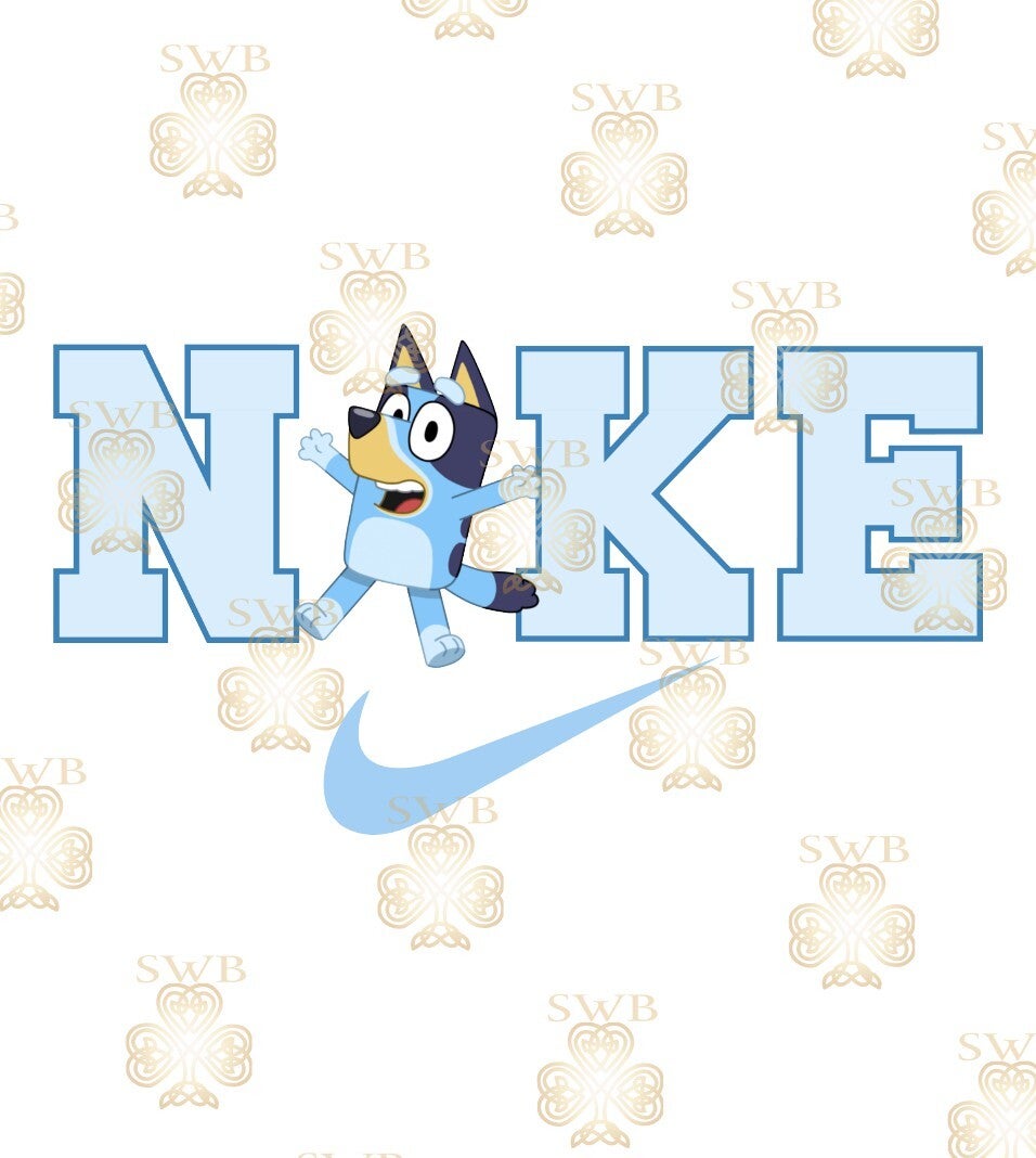 DTF, UVDTF or Sublimation Print- Nike Bluey