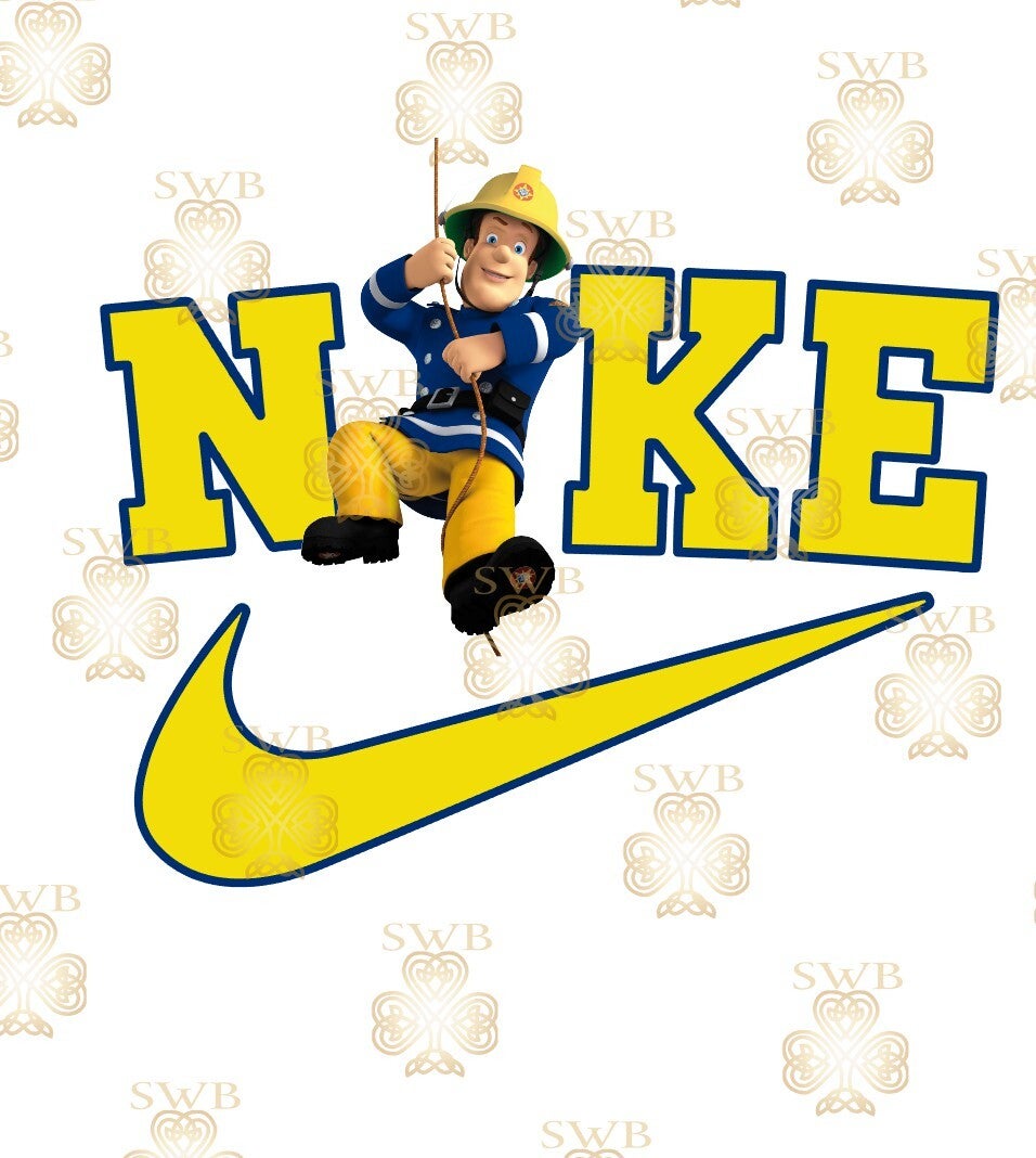 DTF, UVDTF or Sublimation Print- Nike Fireman Sam