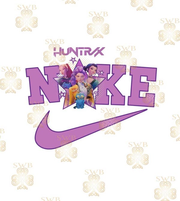 DTF, UVDTF or Sublimation Print- Nike Kpop Demon Hunters #4