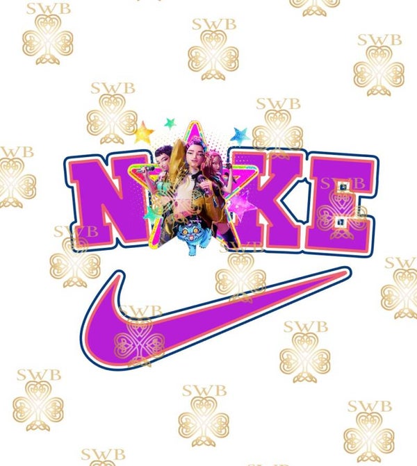 DTF, UVDTF or Sublimation Print- Nike Kpop Demon Hunters #1