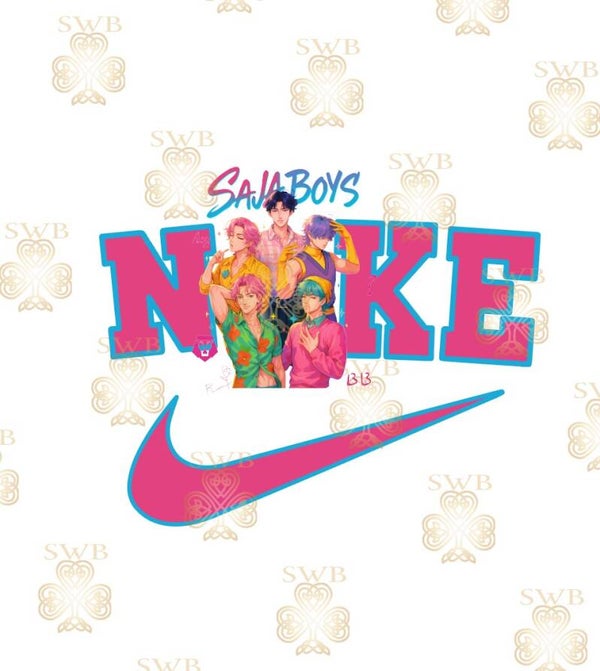 DTF, UVDTF or Sublimation Print- Nike Kpop Demon Hunters #2