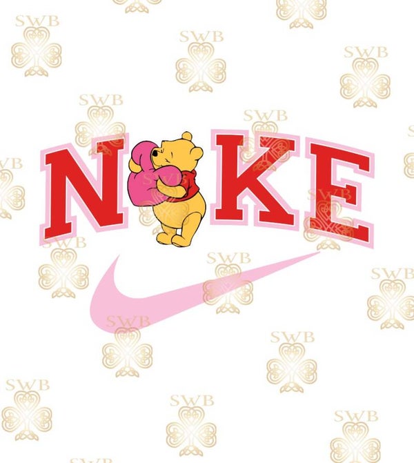 DTF or UVDTF Print -Nike Winnie The Pooh