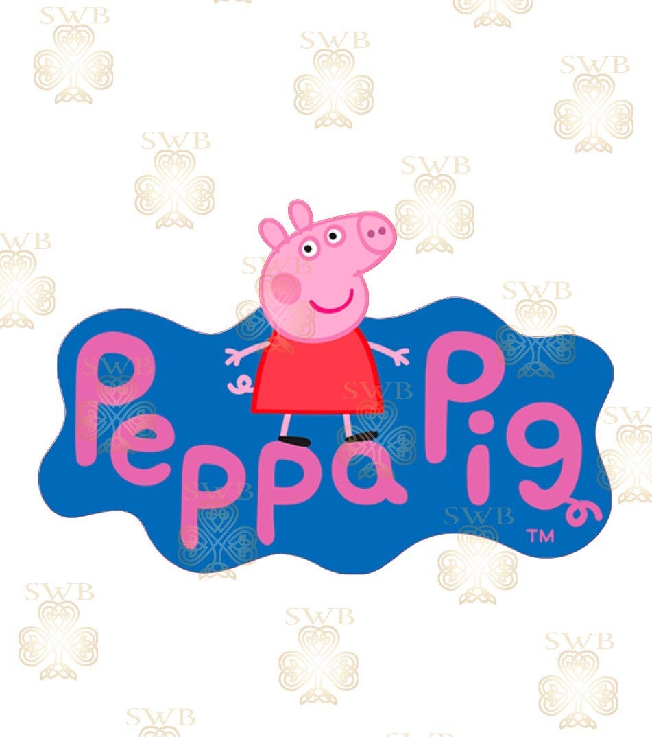 DTF or UVDTF Print - Peppa Pig #1