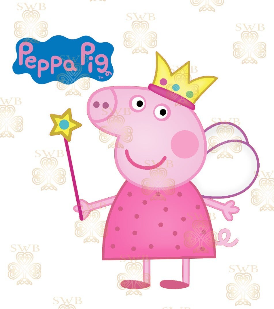 DTF or UVDTF Print - Peppa Pig #2