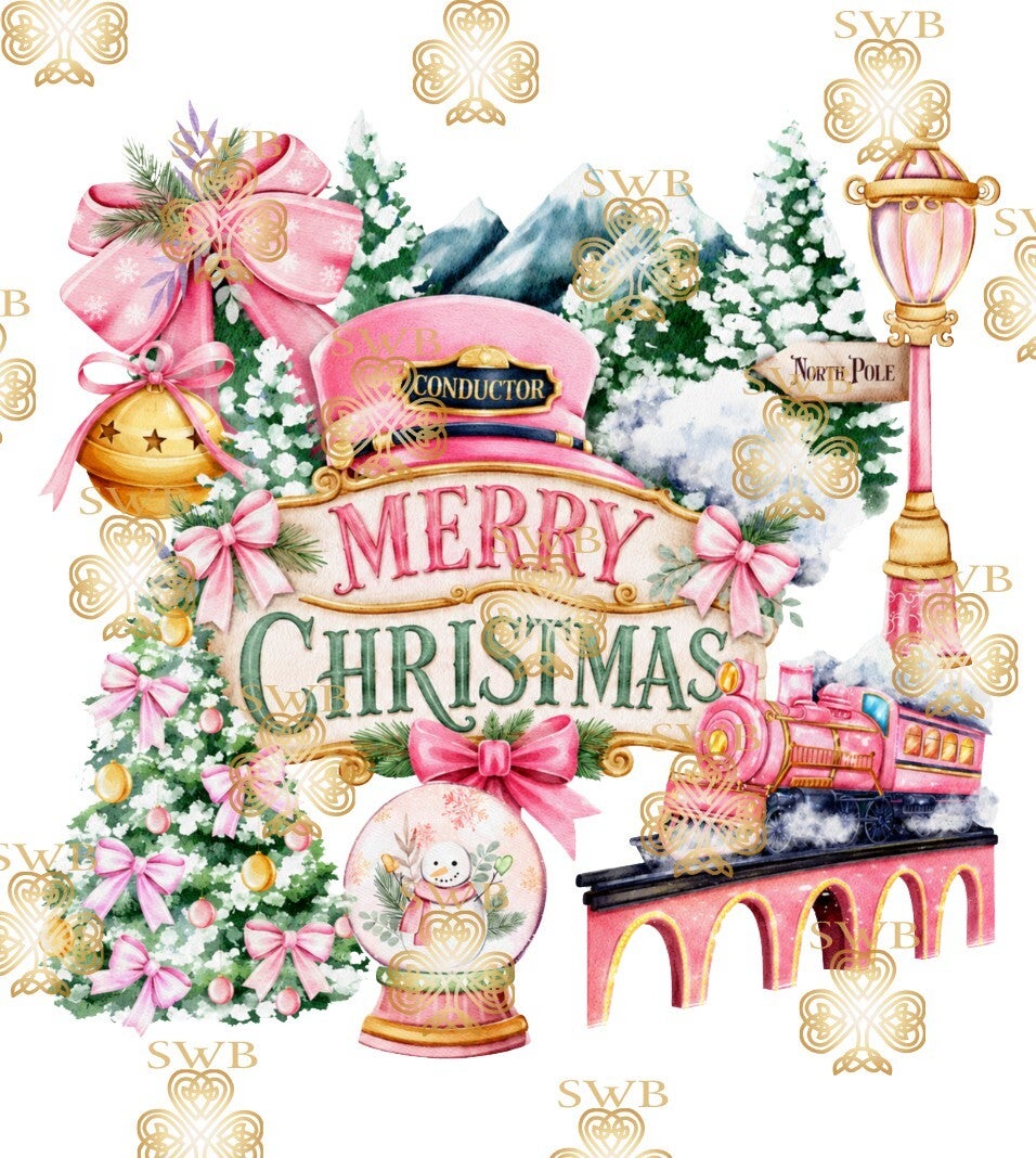 Digital Download Pink Christmas Express #10