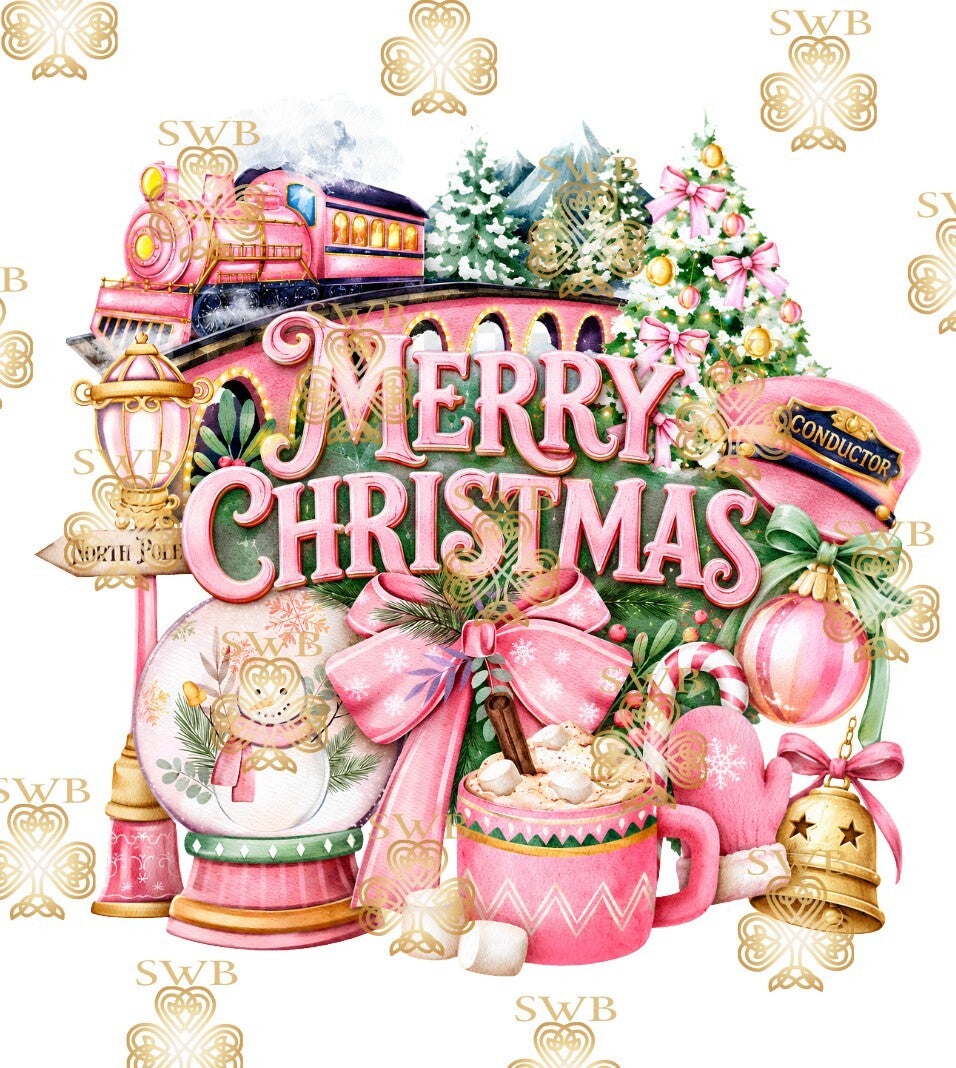 Digital Download Pink Christmas Express #11