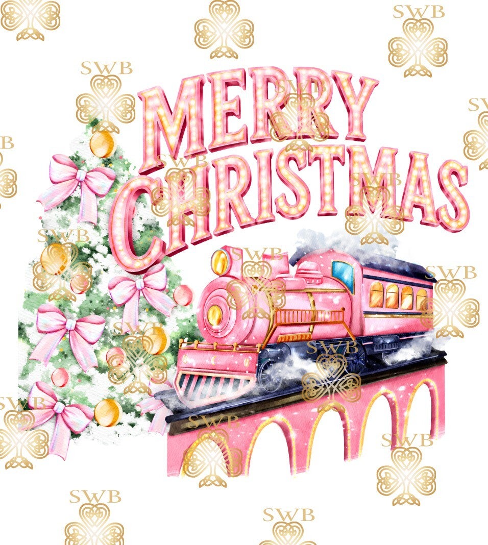 Digital Download Pink Christmas Express #16