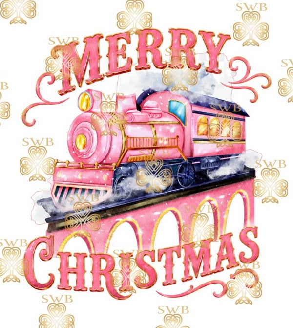 Digital Download Pink Christmas Express #2